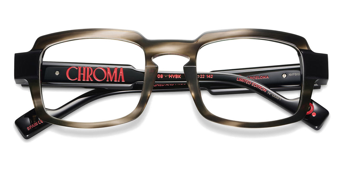 Etnia Barcelona® Chroma N08 ETB 5 CHR008 49O HVBK - HVBK Havana/Black Eyeglasses