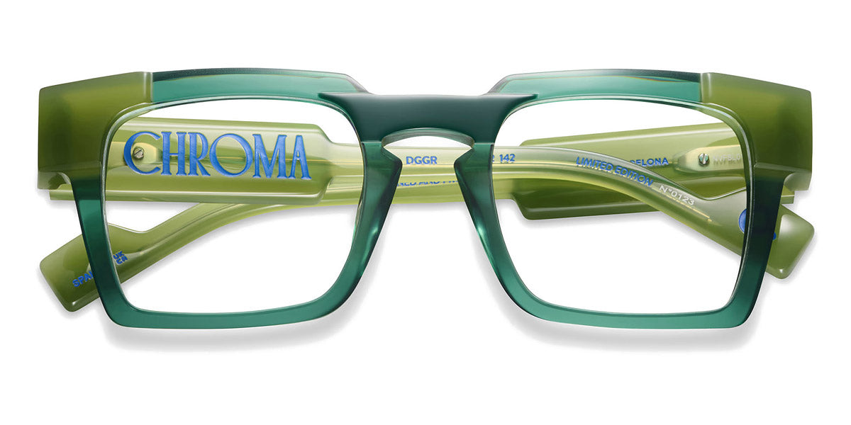 Etnia Barcelona® Chroma N09 ETB 5 CHR009 49O DGGR - DGGR Green/Green Eyeglasses