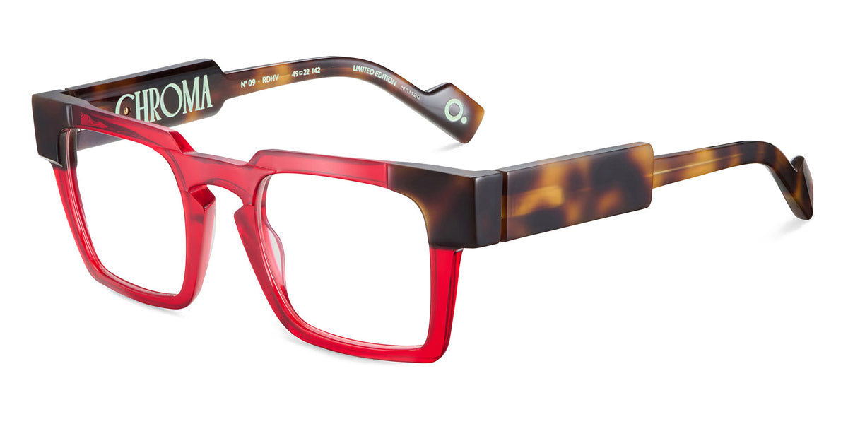 Etnia Barcelona® Chroma N09 ETB 5 CHR009 49O RDHV - RDHV Red/Havana Eyeglasses