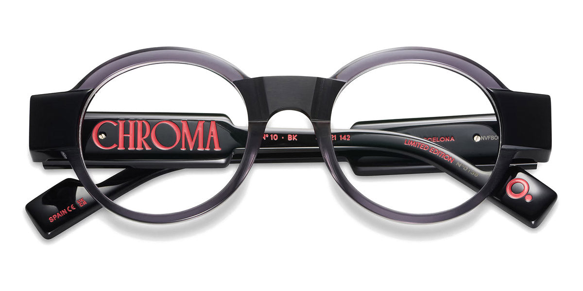 Etnia Barcelona® Chroma N10 ETB 5 CHR010 47O BK - BK Black Eyeglasses