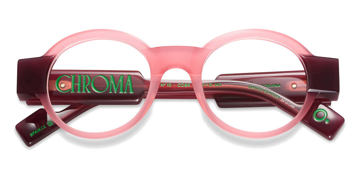 Etnia Barcelona® Chroma N10 ETB 5 CHR010 47O COBX - COBX Red/Pink Eyeglasses