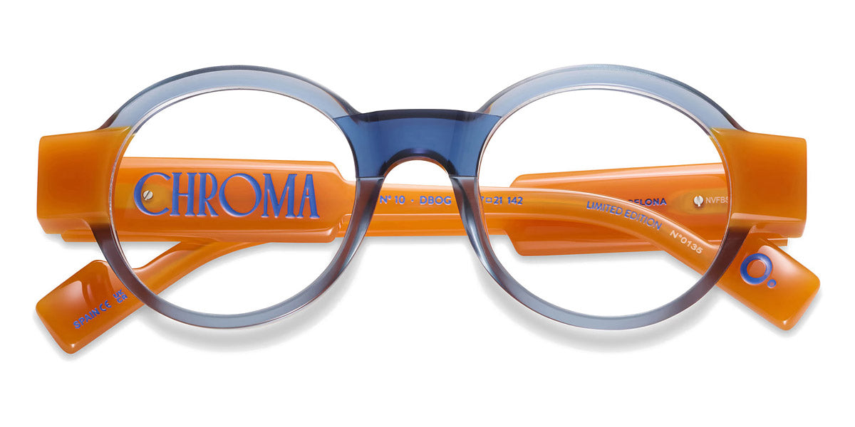 Etnia Barcelona® Chroma N10 ETB 5 CHR010 47O DBOG - DBOG Blue/Orange Eyeglasses