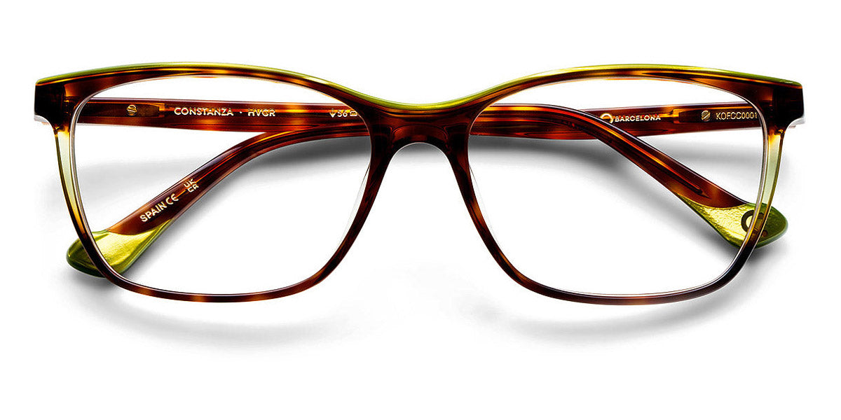 Etnia Barcelona® CONSTANZA 5 CONSTA 54O HVGR 54 - HVGR Havana/Green Eyeglasses