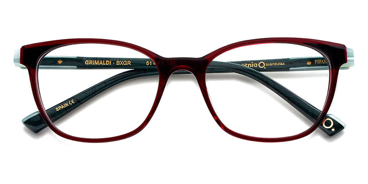 Etnia Barcelona® GRIMALDI 5 GRIMAL 51O BXGR - BXGR Maroon/Green Eyeglasses