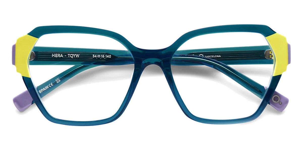 Etnia Barcelona® Hera ETB 5 HERA 54O TQYW - TQYW Blue/Yellow Eyeglasses