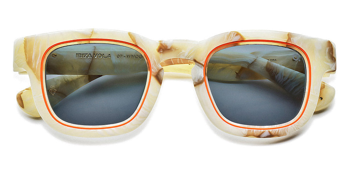 Etnia Barcelona® IBIZA 07 5 IBIZ07 47S WHOG - WHOG White/Orange Sunglasses