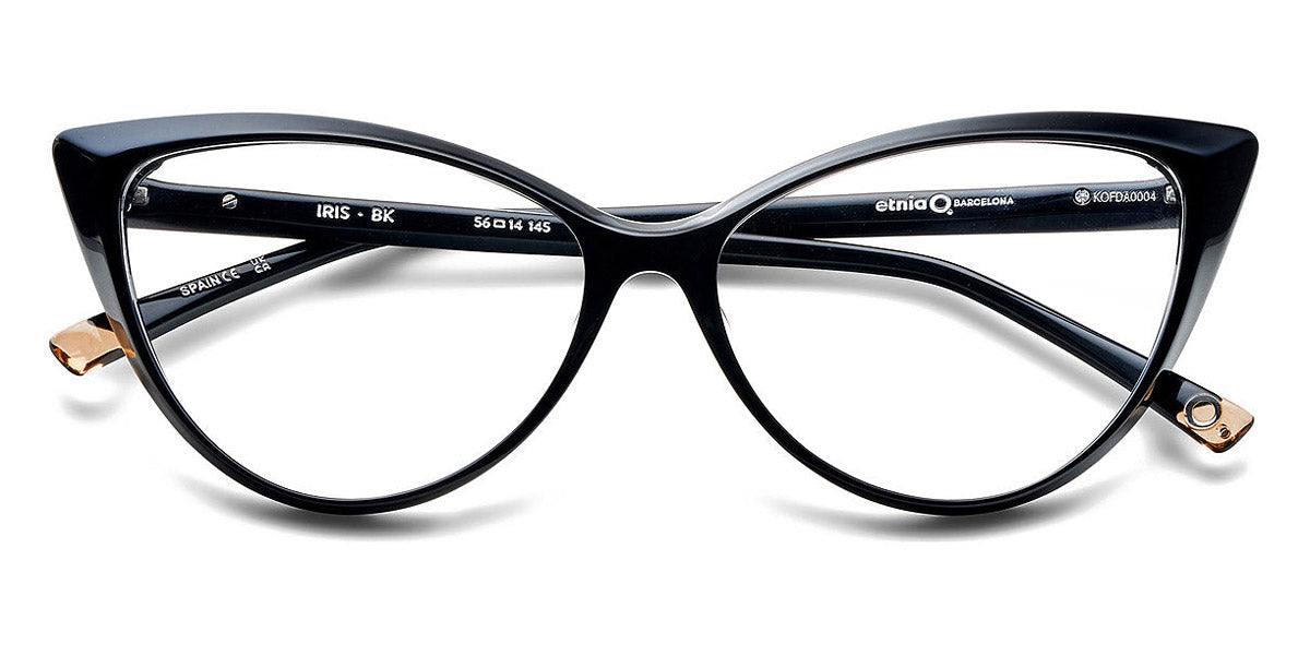 Etnia Barcelona® IRIS 5 IRIS 56O BK - BK Black Eyeglasses