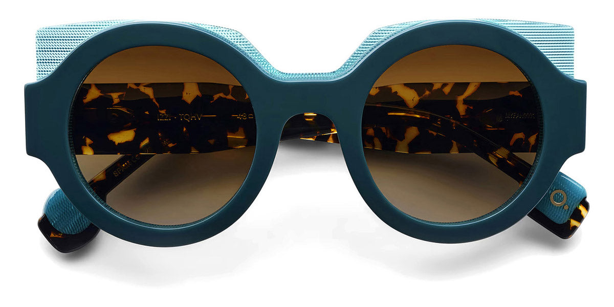 Etnia Barcelona® Izzi ETB 5 IZZI 48S TQHV - TQHV Blue/Havana Sunglasses