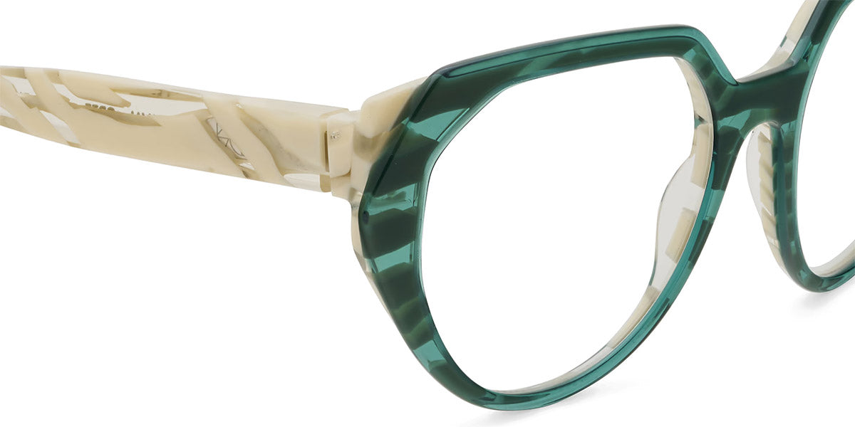 Etnia Barcelona® Laval ETB 5 LAVAL 51O GRZE - GRZE Green/Zebra Eyeglasses