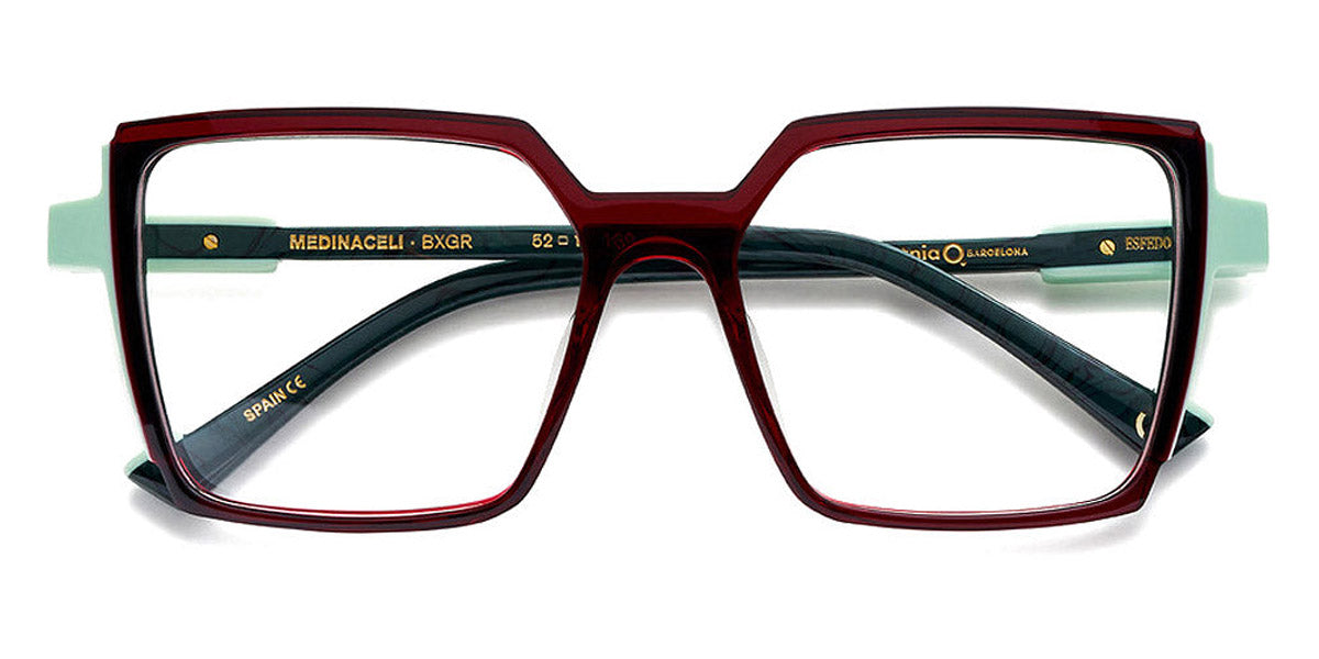 Etnia Barcelona® MEDINACELI 5 MEDINA 52O BXGR - BXGR Maroon/Green Eyeglasses