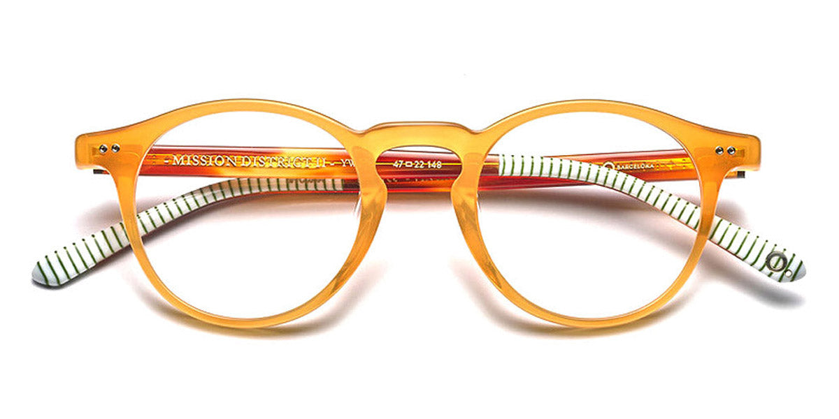 Etnia Barcelona® MISSION DISTRICT II 5 MISDI2 47O YWHV - YWHV Yellow/Havana Eyeglasses