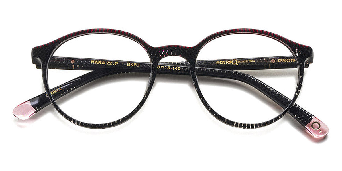 Etnia Barcelona® NARA 22 5 NARA22 50O BKFU - BKFU Black/Fuchsia Eyeglasses