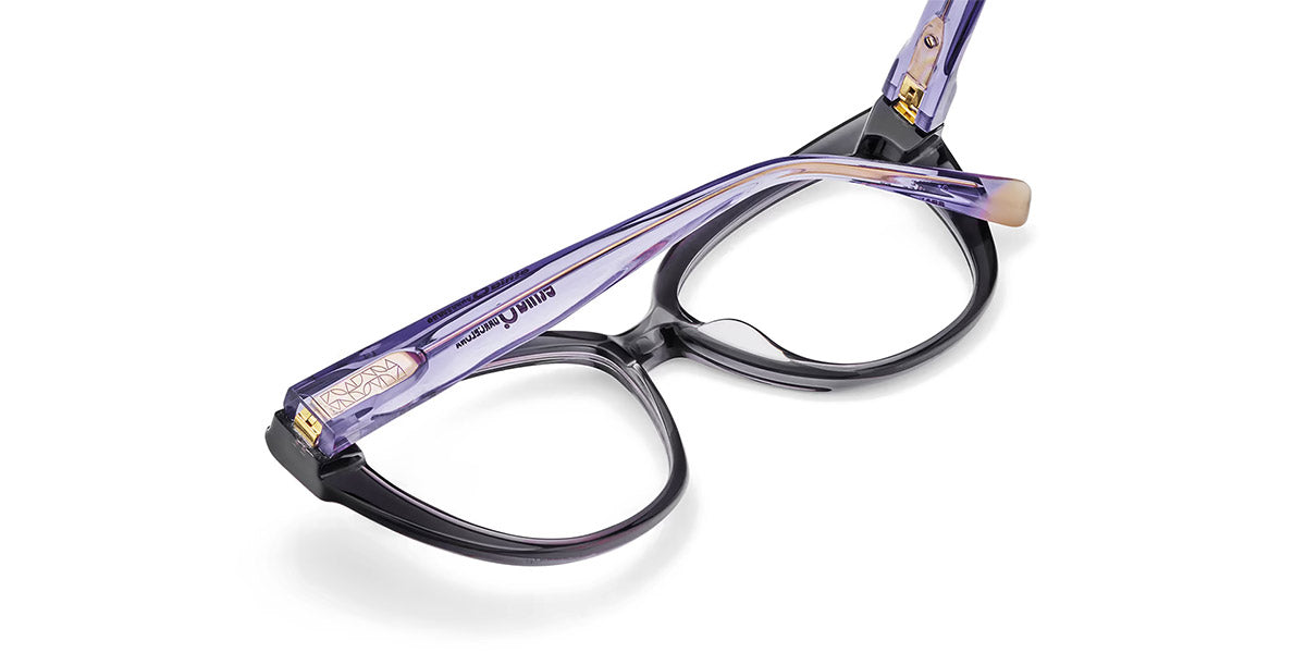 Etnia Barcelona® Ninfa ETB 5 NINFA 54O BKPU - BKPU Black/Purple Eyeglasses