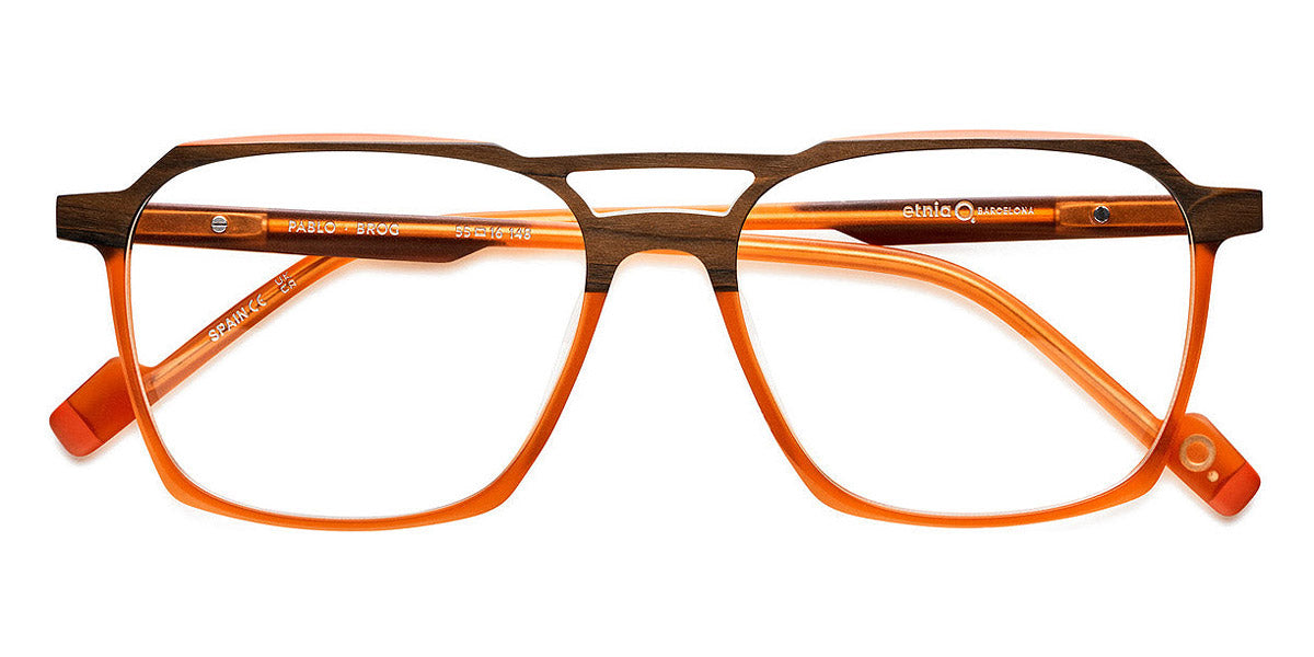 Etnia Barcelona® PABLO 5 PABLO 55O BROG - BROG Brown/Orange Eyeglasses