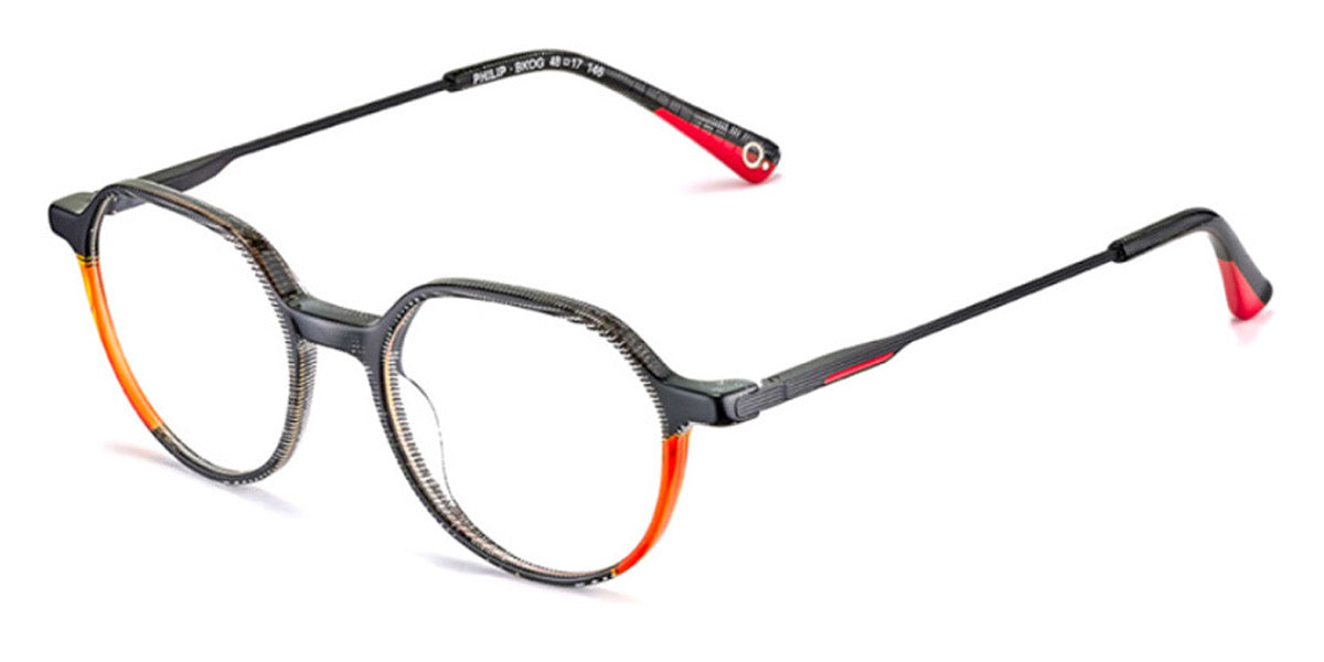 Etnia Barcelona® Philip ETB 5 PHILIP 48O BKOG - BKOG Black/Orange Eyeglasses