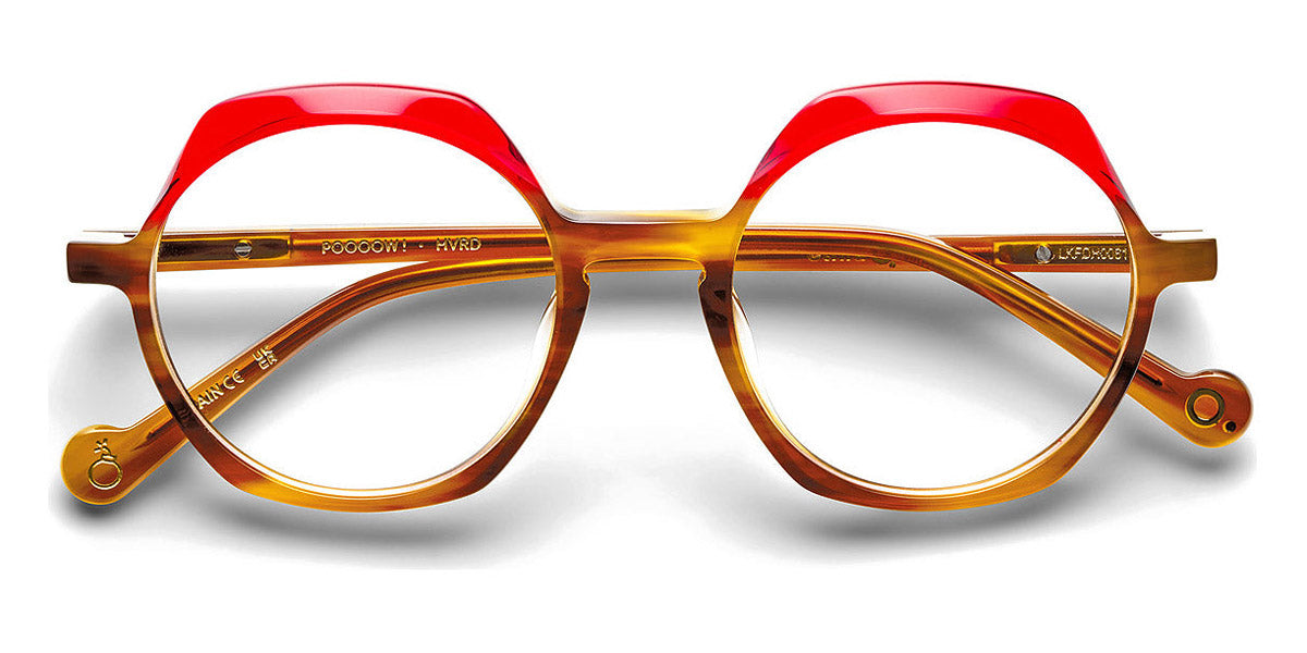 Etnia Barcelona® POOOOW 5 POOOOW 45O HVRD - HVRD Havana/Red Eyeglasses