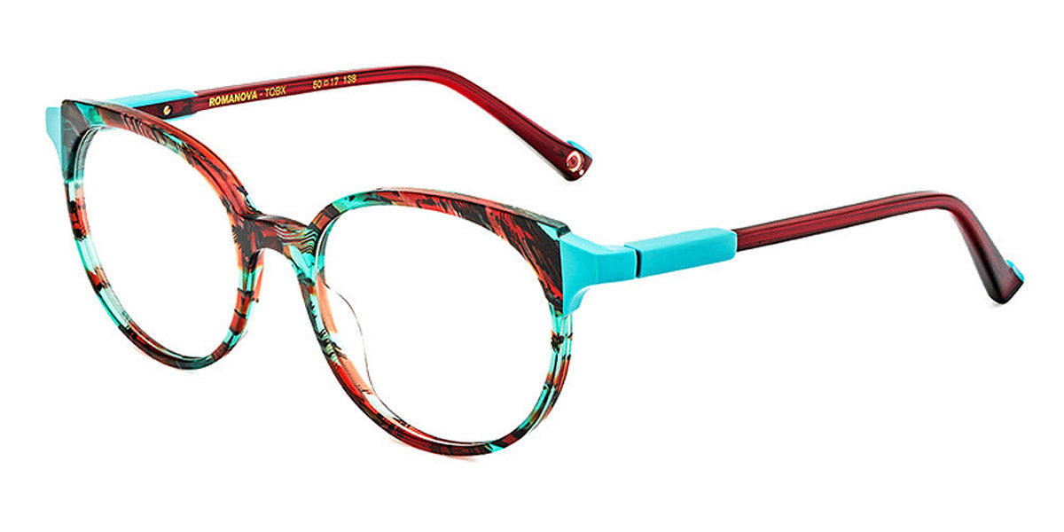 Etnia Barcelona® ROMANOVA 5 ROMANO 50O TQBX - TQBX Turquoise/Maroon Eyeglasses