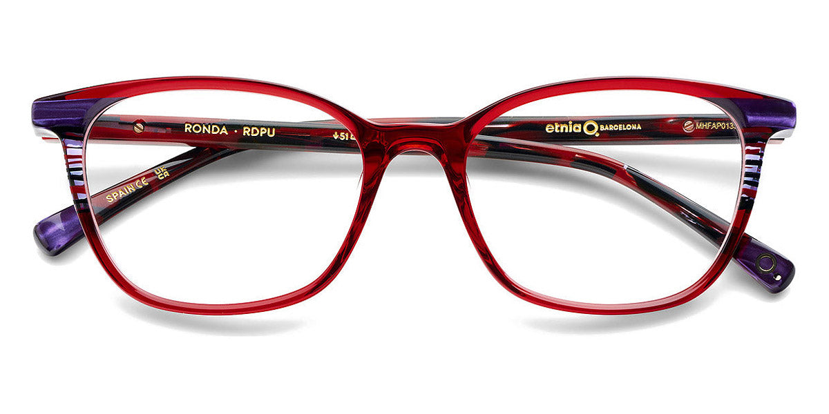 Etnia Barcelona® RONDA 5 RONDA 49O RDPU 49 - RDPU Red/Purple Eyeglasses