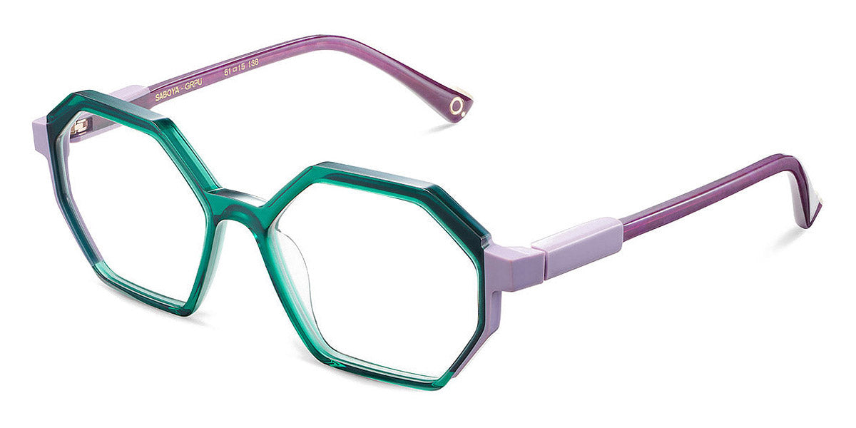 Etnia Barcelona® SABOYA 5 SABOYA 51O GRPU - GRPU Green/Purple Eyeglasses