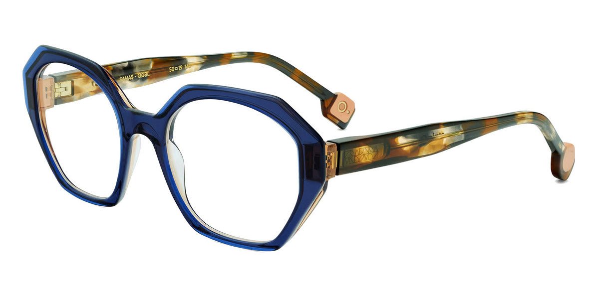 Etnia Barcelona® Sahas ETB 5 SAHAS 50O OGBL - OGBL Orange/Blue Eyeglasses