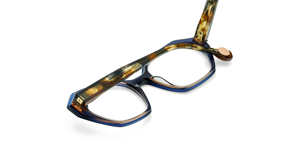 Etnia Barcelona® Sahas ETB 5 SAHAS 50O OGBL - OGBL Orange/Blue Eyeglasses