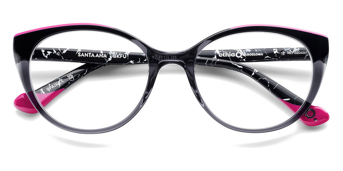 Etnia Barcelona® SANTA ANA 5 SANTAN 50O BKFU 50 - BKFU Black/Pink Eyeglasses