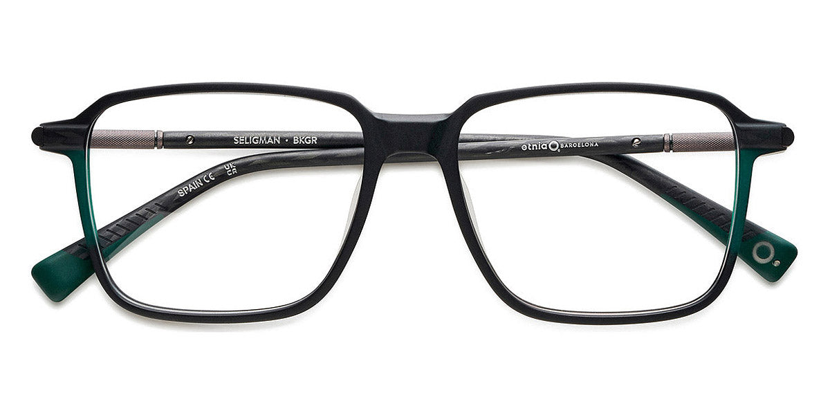 Etnia Barcelona® SELIGMAN 5 SELIGM 53O BKGR - BKGR Black/Green Eyeglasses