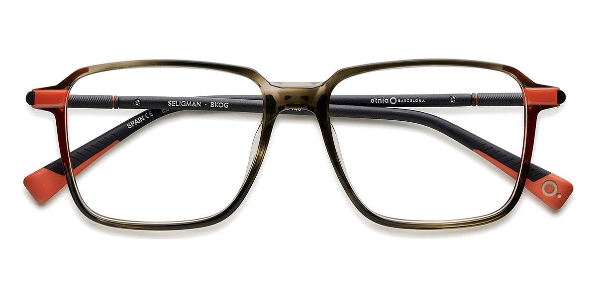 Etnia Barcelona® SELIGMAN 5 SELIGM 53O BKOG - BKOG Black/Orange Eyeglasses