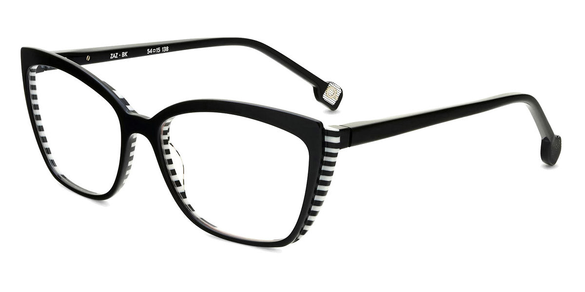 Etnia Barcelona® Zaz ETB 5 ZAZ 54O BK - BK Black Eyeglasses