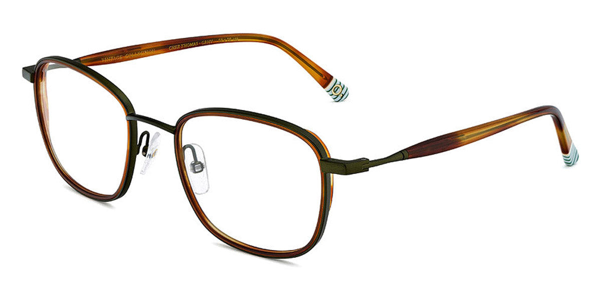 Etnia Barcelona® CHEZ THOMAS 7 CHEZTO 53O GRHV - GRHV Green/Havana Eyeglasses