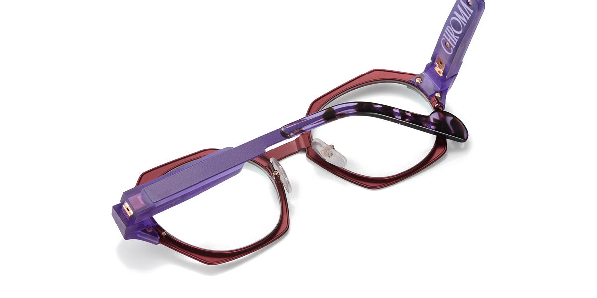 Etnia Barcelona® Chroma N12 ETB 7 CHR012 49O BXPU - BXPU Red/Purple Eyeglasses