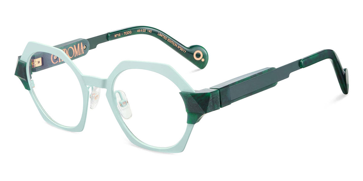 Etnia Barcelona® Chroma N12 ETB 7 CHR012 49O TQDG - TQDG Blue/Green Eyeglasses