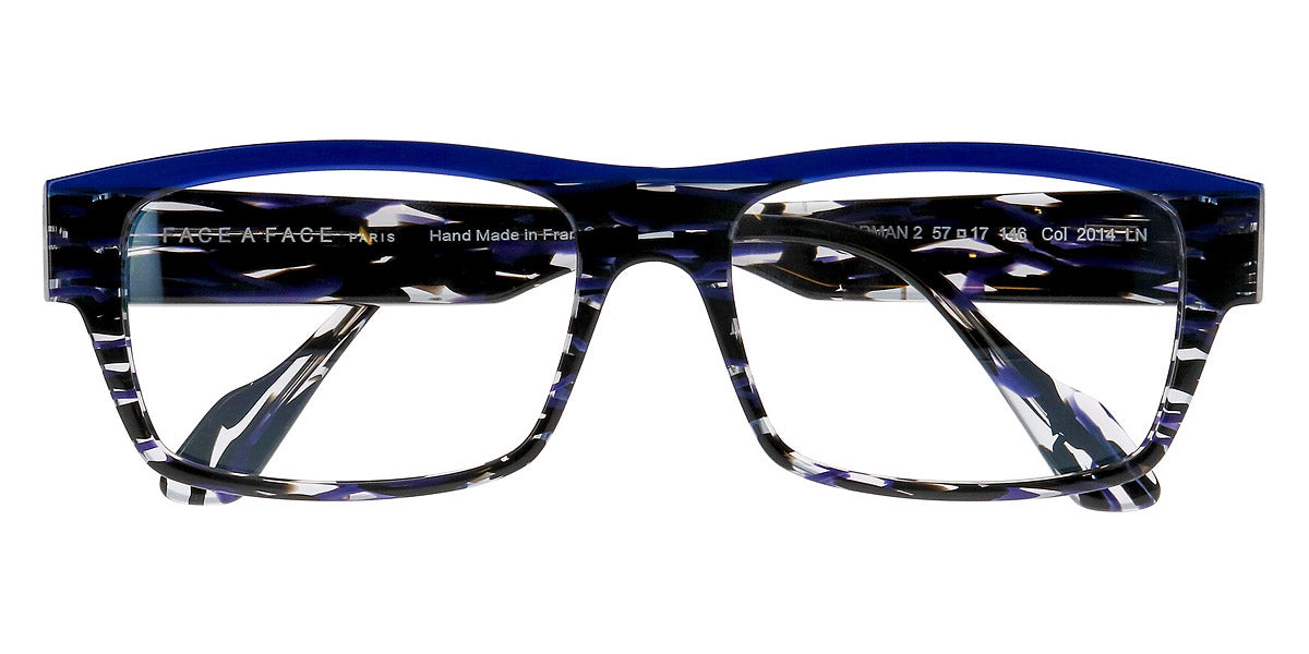 Face A Face® ARMAN 2 FAF ARMAN 2 2014 57 - Lines and Blue Light (2014) Eyeglasses