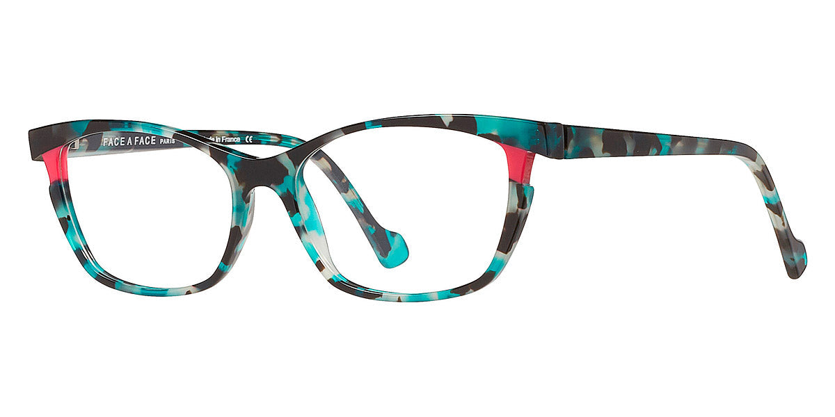 Face A Face® BAHIA 2 FAF BAHIA 2 6154 55 - Black Turquoise Granite (6154) Eyeglasses