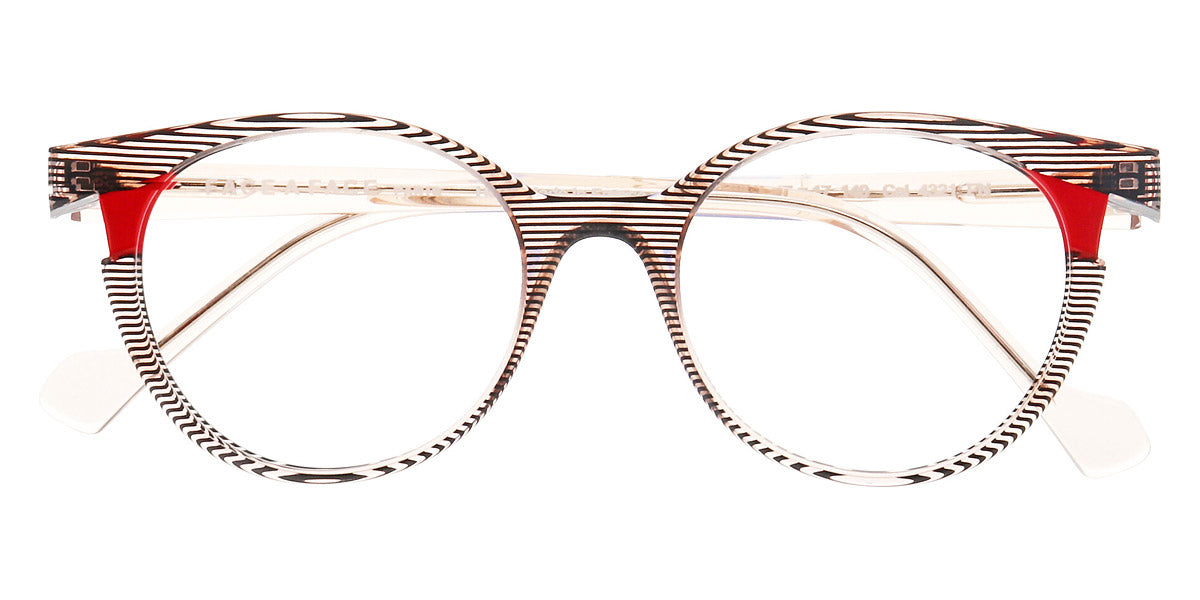 Face A Face® BAHIA 3 FAF BAHIA 3 4321 47 - Transparent Striped Amber (4321) Eyeglasses