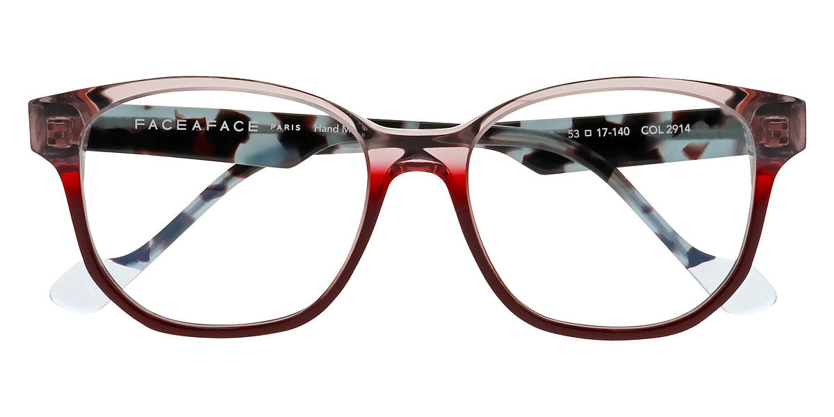 Face A Face® BLAKE 2 FAF BLAKE 2 2914 53 - Gradient Crystal to Red (2914) Eyeglasses