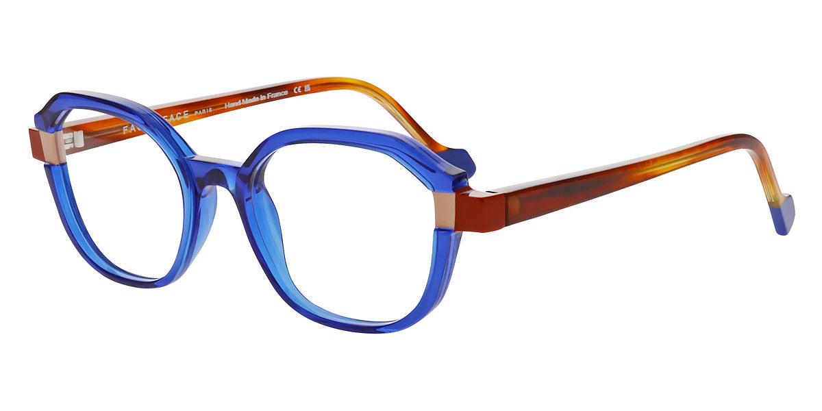 Face A Face® BLINK 1 FAF BLINK 1 1682 48 - Ultra Blue Transparent (1682) Eyeglasses