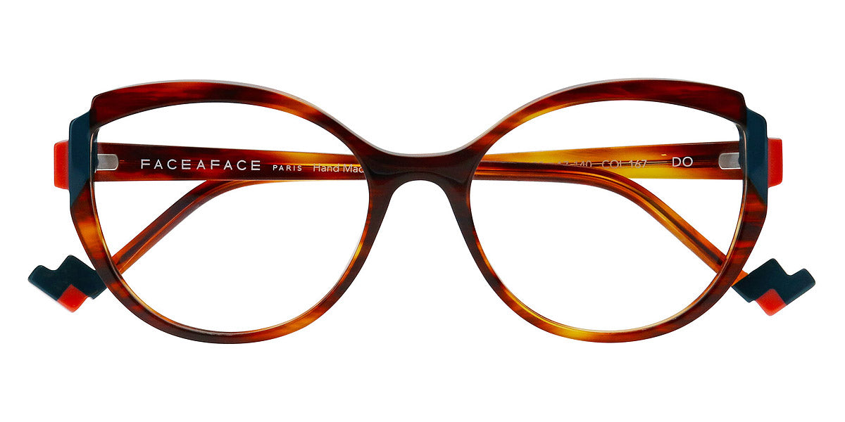 Face A Face® BOCCA BLOOM 1 FAF BOCCA BLOOM 1 167 52 - Brown Horn (167) Eyeglasses