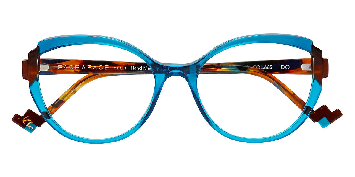 Face A Face® BOCCA BLOOM 1 FAF BOCCA BLOOM 1 665 52 - Ultramarine Blue (665) Eyeglasses