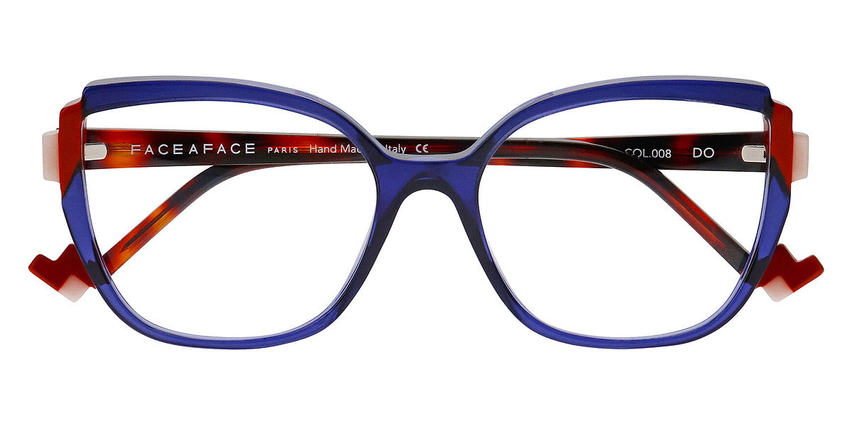 Face A Face® BOCCA BLOOM 2 FAF BOCCA BLOOM 2 008 53 - Ink Blue (008) Eyeglasses