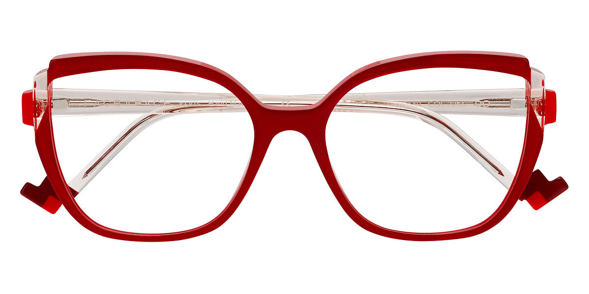 Face A Face® BOCCA BLOOM 2 FAF BOCCA BLOOM 2 2216 53 - Red Transparent/Flash Red (2216) Eyeglasses