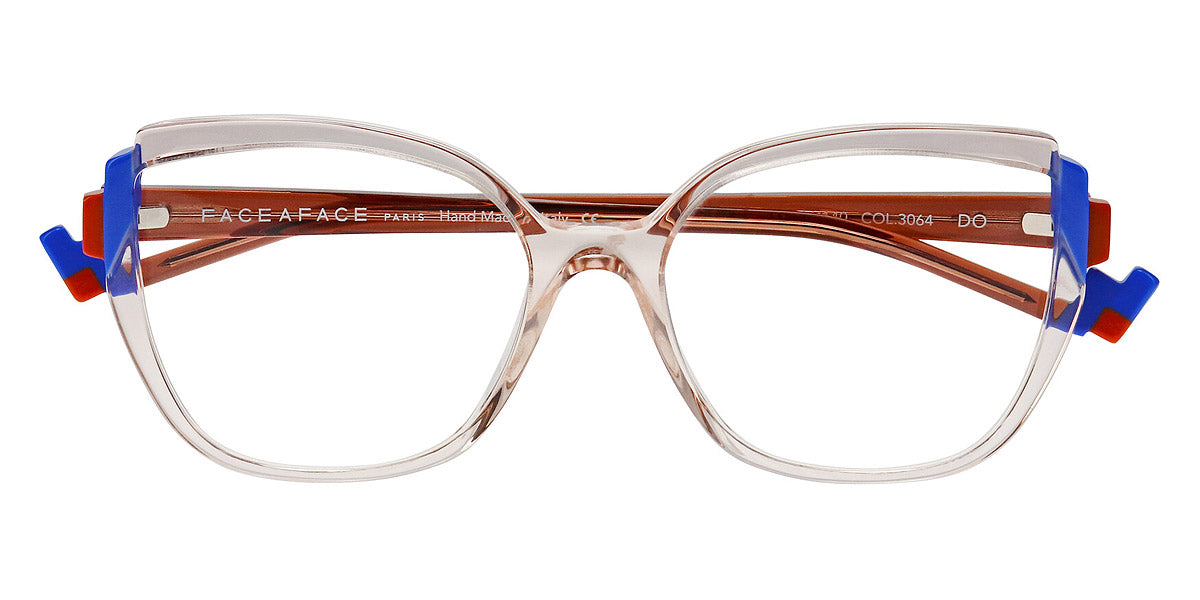 Face A Face® BOCCA BLOOM 2 FAF BOCCA BLOOM 2 3064 53 - Peach Transparent (3064) Eyeglasses