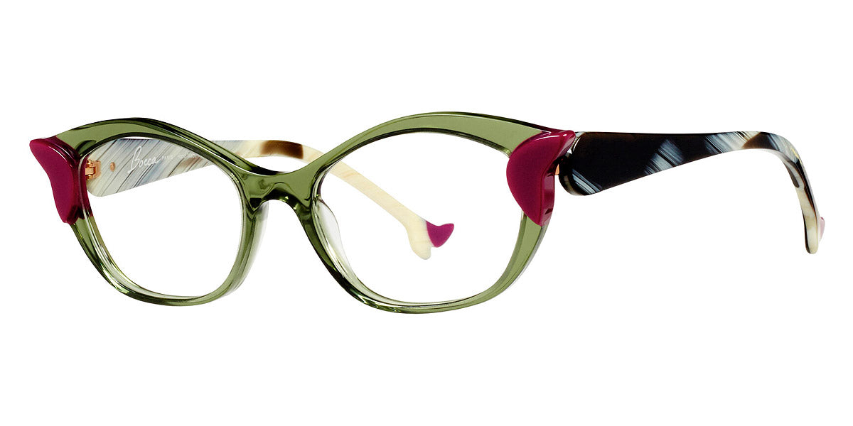 Face A Face® BOCCA DALI 1 FAF BOCCA DALI 1 3049 52 - Transparent Bottle Green (3049) Eyeglasses