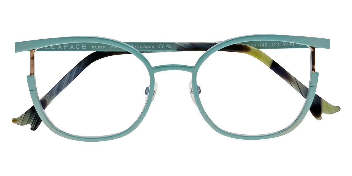 Face A Face® BOCCA DREAM 1 FAF BOCCA DREAM 1 9790 50 - Iridescent Water Green (9790) Eyeglasses