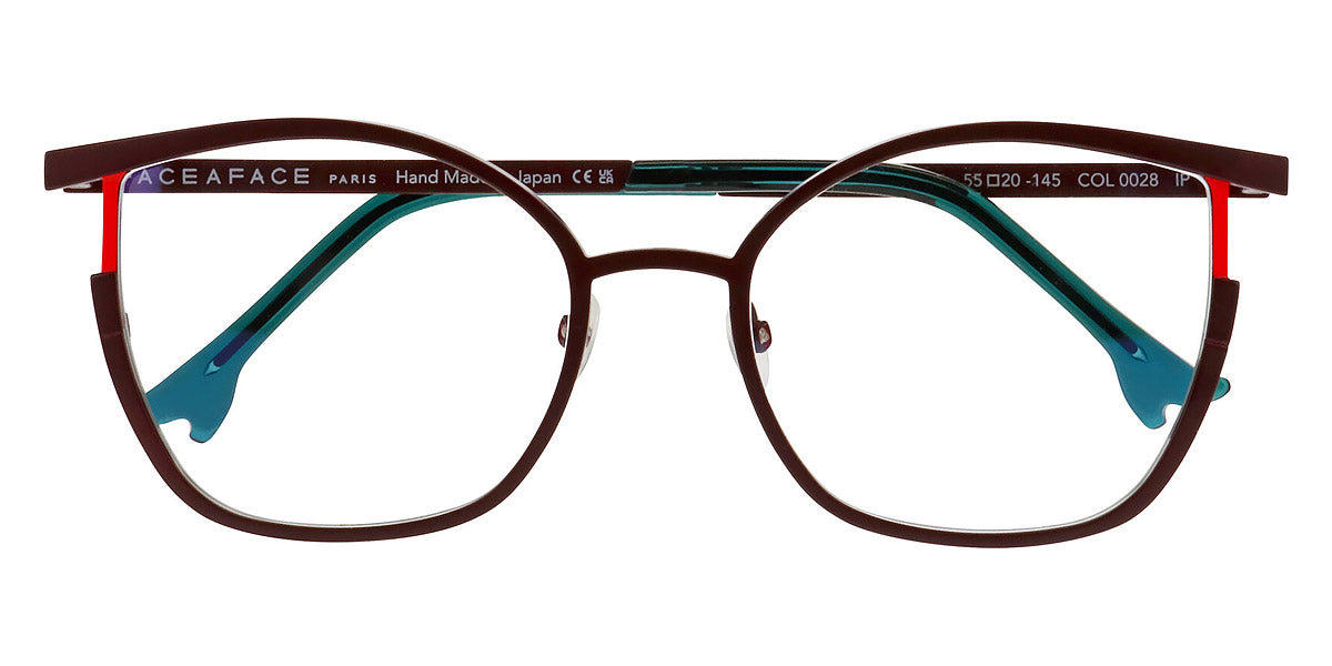 Face A Face® BOCCA DREAM 2 FAF BOCCA DREAM 2 0028 55 - Burgundy (0028) Eyeglasses