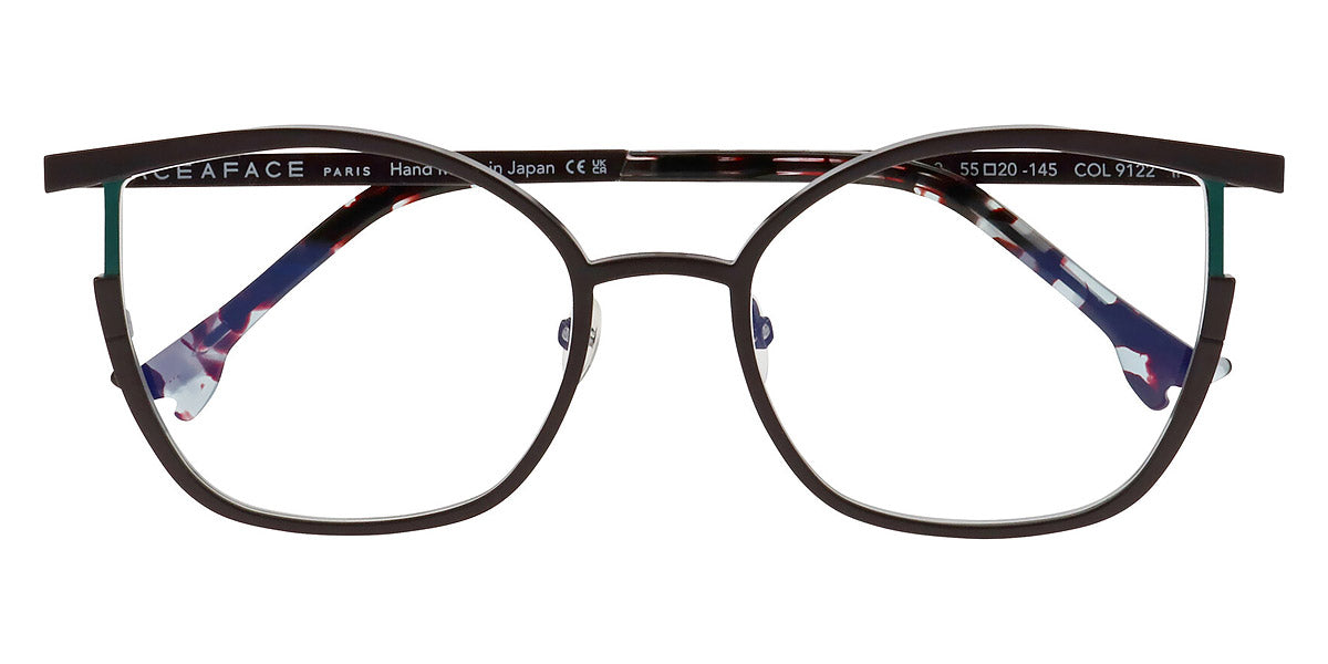 Face A Face® BOCCA DREAM 2 FAF BOCCA DREAM 2 9122 55 - Dark Aubergine Violet (9122) Eyeglasses