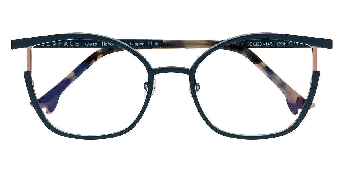 Face A Face® BOCCA DREAM 2 FAF BOCCA DREAM 2 9470 55 - Blue Gray (9470) Eyeglasses