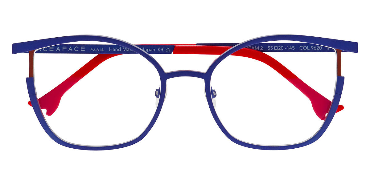 Face A Face® BOCCA DREAM 2 FAF BOCCA DREAM 2 9620 55 - Matte Flashy Blue (9620) Eyeglasses