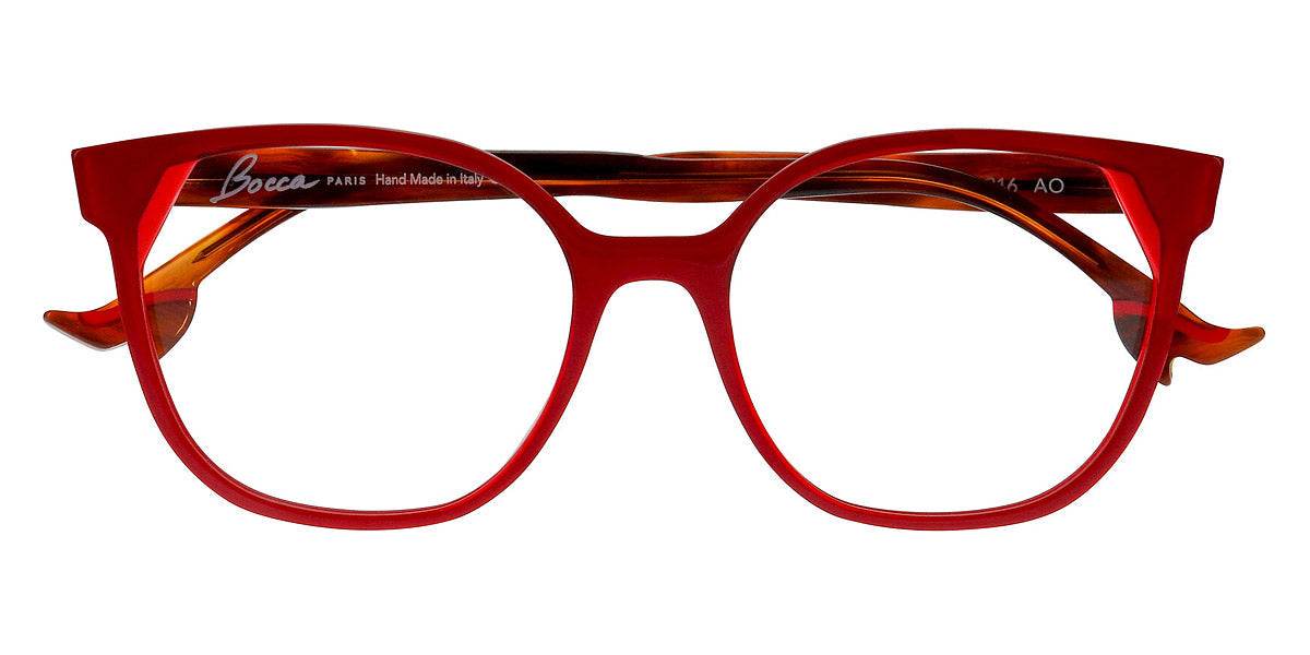Face A Face® BOCCA LEMON 3 FAF BOCCA LEMON 3 2216 54 - Red Transparent/Flash Red (2216) Eyeglasses