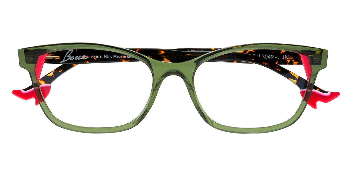 Face A Face® BOCCA LEMON 4 FAF BOCCA LEMON 4 3049 54 - Transparent Bottle Green (3049) Eyeglasses